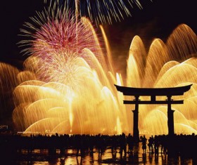 New Year fireworks around the world Stock Photo 13