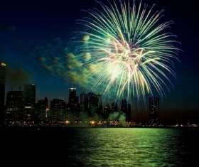 New Year fireworks around the world Stock Photo 22