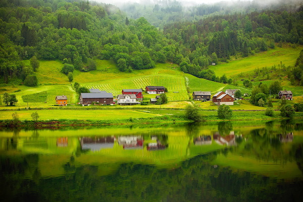 Norwegian countryside HD picture