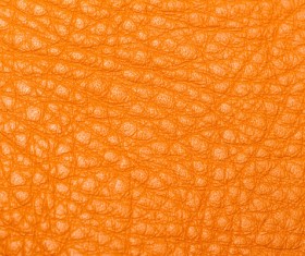 Orange leather texture Stock Photo