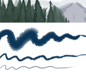 Painty photoshop brushes