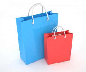 Paper shopping bags Stock Photo 02