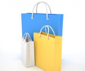 Paper shopping bags Stock Photo 04