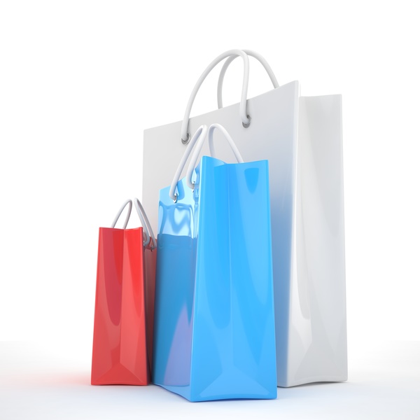 Paper shopping bags Stock Photo 05