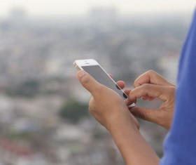 People and phone Stock Photo 01