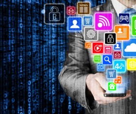 People and phone Stock Photo 06