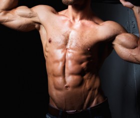 Perfect abs and strong muscles Stock Photo 05