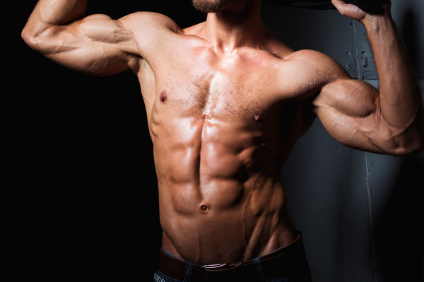Perfect abs and strong muscles Stock Photo 05