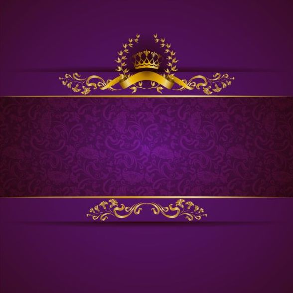 Purple royal background luxury vector free download
