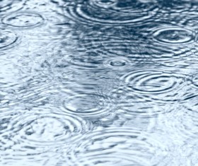 Rain on the road Stock Photo 02