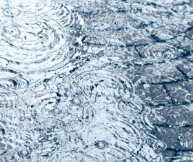 Rain on the road Stock Photo 03