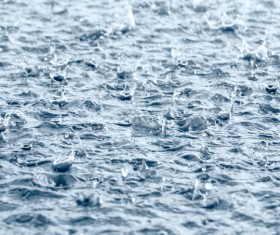 Rain on the road Stock Photo 05