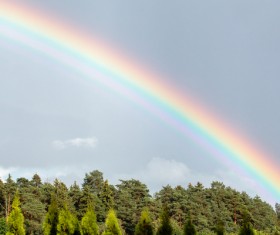 Rainbow in the sky Stock Photo 01