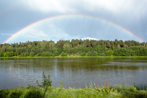 Rainbow in the sky Stock Photo 04
