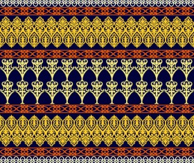 Retro ornate seamless pattern vectors 01