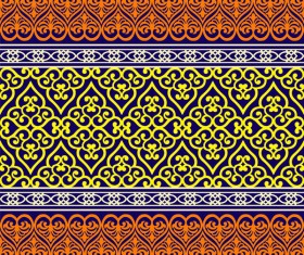 Retro ornate seamless pattern vectors 04