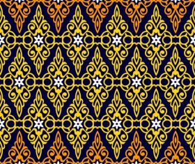 Retro ornate seamless pattern vectors 10