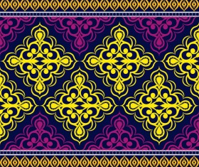 Retro ornate seamless pattern vectors 13
