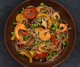 Seafood Soba noodles HD picture 02
