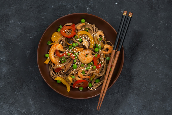 Seafood Soba noodles HD picture 08
