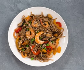 Seafood Soba noodles HD picture 10