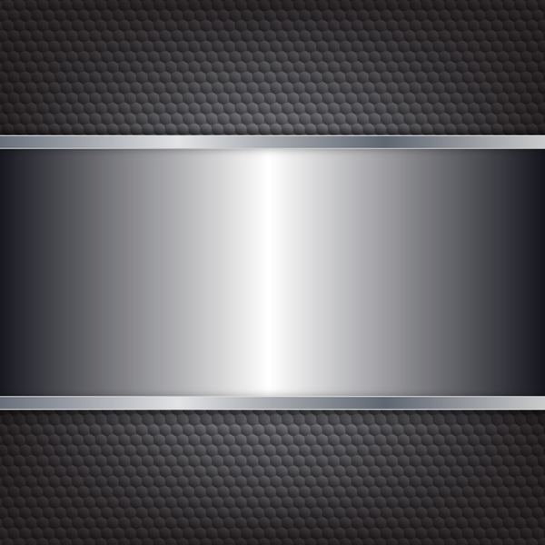 Silver Metal With Carbon Fiber Background Vector Free Download