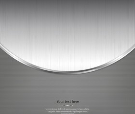 Silver with gray metal background vector 02