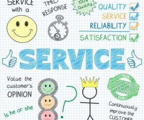 Sketch notes business infographics vector 04