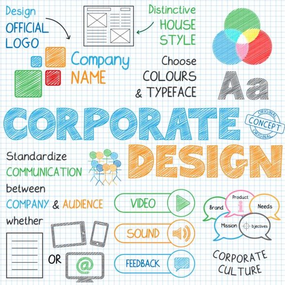 Sketch notes business infographics vector 12