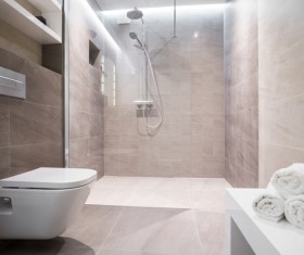 Small bathroom design Stock Photo 02