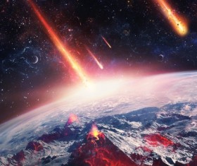 Space Meteor HD picture