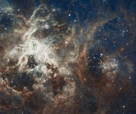 Spider Nebula Stock Photo