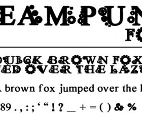 Steampunk Font