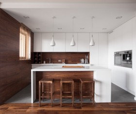 Stock photo Modern kitchen design 17