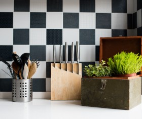 Stock photo Modern kitchen design 18