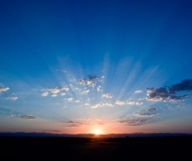 Sunrise glory Stock Photo