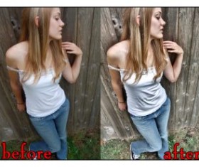 Texture clear photoshop action