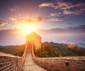 The Great Wall of China Stock Photo