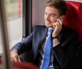 The person who contacts the business HD picture