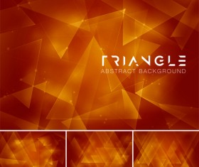 Triangle abstract creative background vector 03