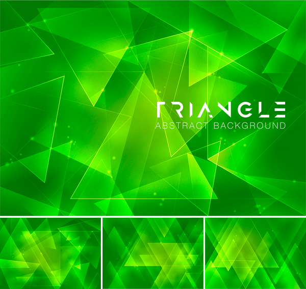 Triangle abstract creative background vector 05
