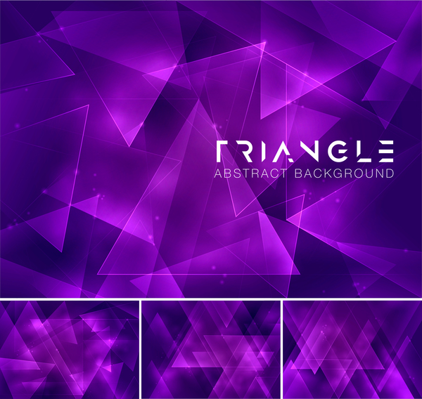 Triangle abstract creative background vector 08