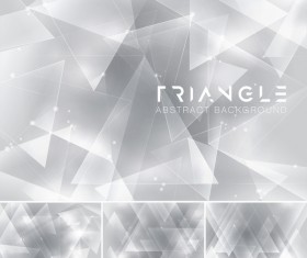Triangle abstract creative background vector 13
