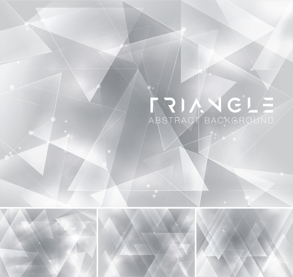 Triangle abstract creative background vector 13