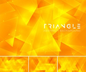 Triangle abstract creative background vector 14