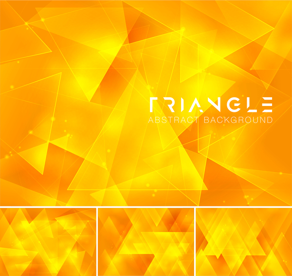 Triangle abstract creative background vector 14