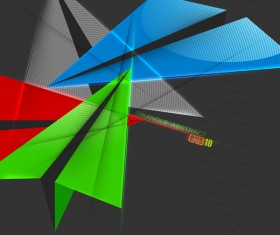 Triangle abstract vector background