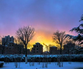 Twilight in the city HD picture