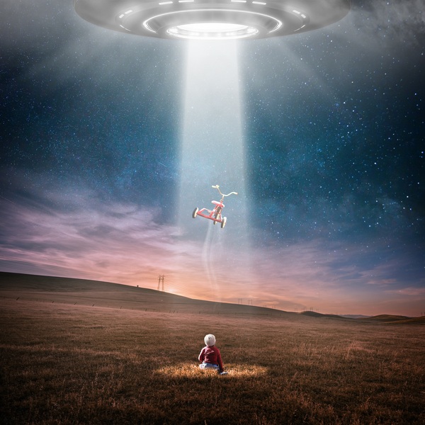 UFO powered by Stock Photo