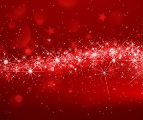 Valentine gift box with red background vectors 08